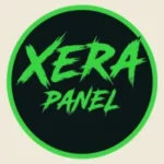 Xera Panel logo with bold green text on a black circular background.