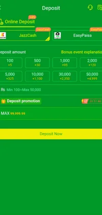 Alano Fishing Game deposit options using Jazz Cash and Easy Paisa