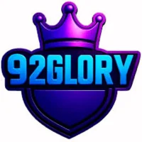 92 Glory Game logo with a purple crown and shield design.